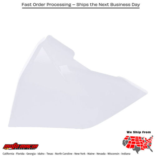 AIRBOX COVER WHITE KTM 85 SX (17/14) 2018-2024 KTM 85 SX (19/16) 2020-2021