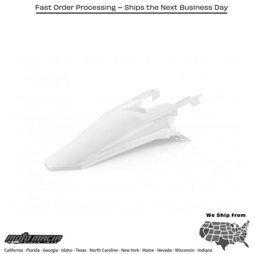 REAR FENDER WHITE KTM 85 SX (17/14) 2018-2024 KTM 85 SX (19/16) 2020-2021