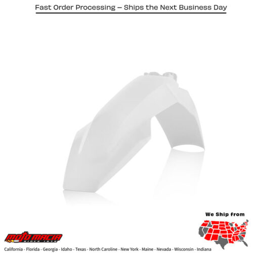 FRONT FENDER WHITE Husqvarna TC 85 (17/14) 2018-2024 Husqvarna TC 85 (19/16) 2019-2021