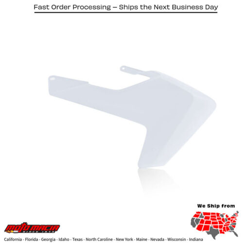 RADIATOR SHROUD WHITE Husqvarna TC 85 (17/14) 2018-2024 Husqvarna TC 85 (19/16) 2019-2021