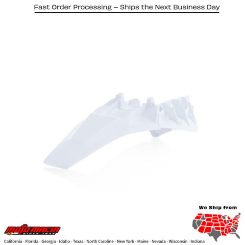 REAR FENDER WHITE Husqvarna TC 85 (17/14) 2018-2024 Husqvarna TC 85 (19/16) 2019-2021