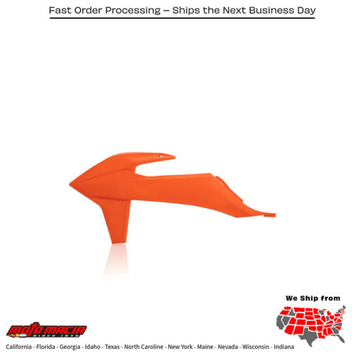 RADIATOR SHROUD ORANGE KTM 300 XC-W TPi 2019-2021 KTM 450 SX-F 2019-2022 KTM 350 SX-F 2019-2022 KTM 250 SX-F 2019-2022 KTM 250 SX 2019-2022 KTM 150 SX 2019-2022 KTM 125 SX 2019-2022 KTM 450 XC-F 2019-2022 KTM 350 XC-F 2019-2022 KTM 250 XC-F