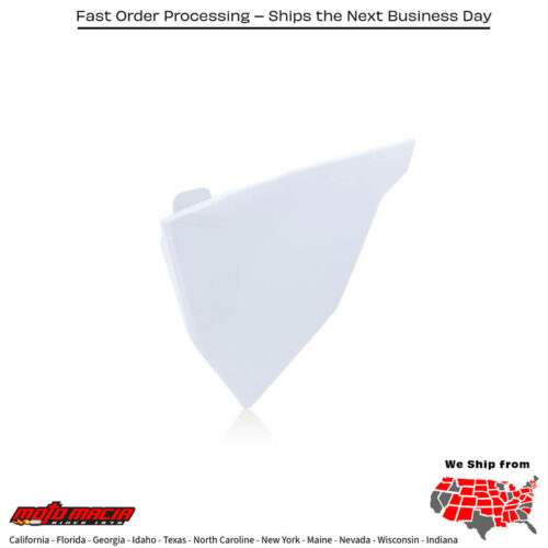 AIRBOX COVER WHITE KTM 450 SX-F 2019-2022 KTM 350 SX-F 2019-2022 KTM 250 SX-F 2019-2022 KTM 250 SX 2019-2022 KTM 150 SX 2019-2022 KTM 125 SX 2019-2022 KTM 450 XC-F 2019-2022 KTM 350 XC-F 2019-2022 KTM 250 XC-F 2019-2022 KTM 300 XC 2019-2019