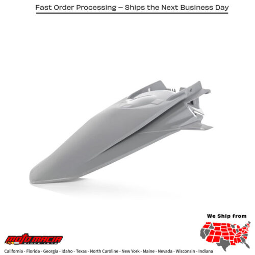 REAR FENDER GREY KTM 125 XC 2021-2022 KTM 250 XC-F 2019-2022 KTM 350 XC-F 2019-2022 KTM 350 XCF-W 2021-2021 KTM 450 XC-F 2019-2022 KTM 450 SX-F 2019-2022 KTM 350 SX-F 2019-2022 KTM 250 SX-F 2019-2022 KTM 250 SX 2019-2022 KTM 150 SX 2019-202