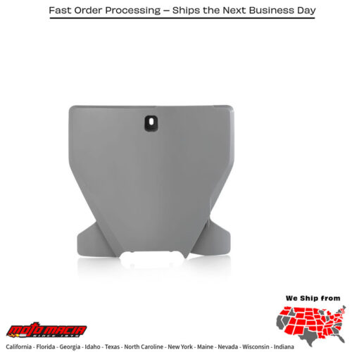 FRONT NUMBER PLATE GREY Husqvarna TX 300 2019-2019 Husqvarna FX 350 2019-2022 Husqvarna FX 450 2019-2022 Husqvarna TC 125 2019-2022 Husqvarna TC 250 2019-2022 Husqvarna FC 250 2019-2022 Husqvarna FC 350 2019-2022 Husqvarna FC 450 2019-2022