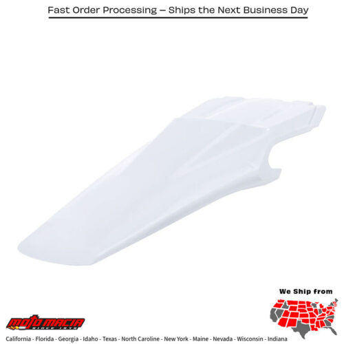 REAR FENDER WHITE Husqvarna TE 150 2019-2020 Husqvarna TE 250i 2019-2021 Husqvarna TE 300i 2019-2021 Husqvarna FE 250 2019-2021 Husqvarna FE 350 2019-2021 Husqvarna FE 450 2019-2021 Husqvarna TX 300 2019-2019 Husqvarna FX 350 2019-2022 Husq
