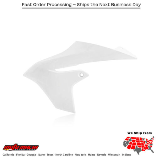 RADIATOR SHROUD WHITE Yamaha YZ65 2018-2024