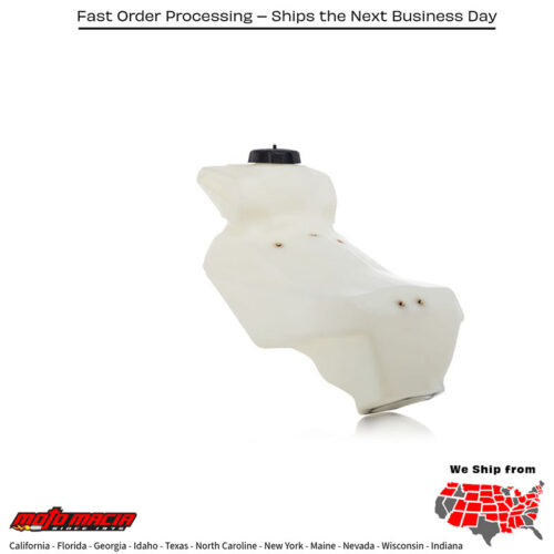 FUEL TANK 2.6 GAL NATURAL Yamaha YZ450F 2018-2022 Yamaha YZ250F 2019-2023 Yamaha YZ450FX 2019-2023