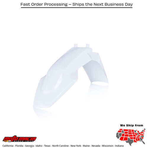 FRONT FENDER WHITE Husqvarna TC 65 2017-2024