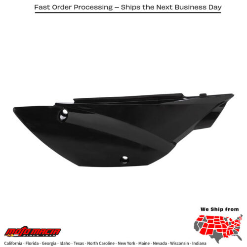 SIDE PANELS BLACK Kawasaki KLX110 2010-2020 Kawasaki KLX110L 2010-2020 Kawasaki KLX110R 2021-2024 Kawasaki KLX110R L 2021-2024