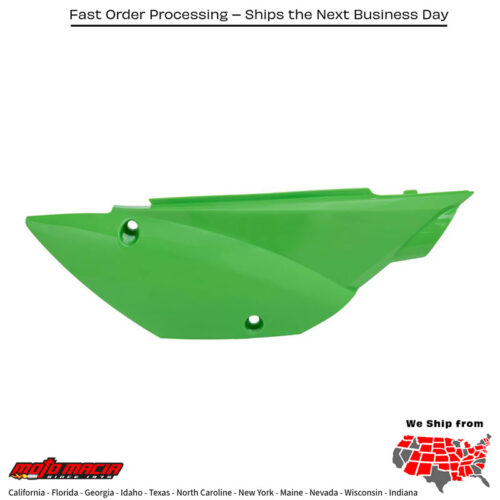 SIDE PANELS GREEN Kawasaki KLX110 2010-2020 Kawasaki KLX110L 2010-2020 Kawasaki KLX110R 2021-2024 Kawasaki KLX110R L 2021-2024