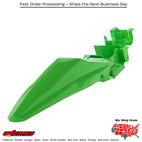 REAR FENDER GREEN Kawasaki KLX110 2010-2020 Kawasaki KLX110L 2010-2020 Kawasaki KLX110R 2021-2024 Kawasaki KLX110R L 2021-2024