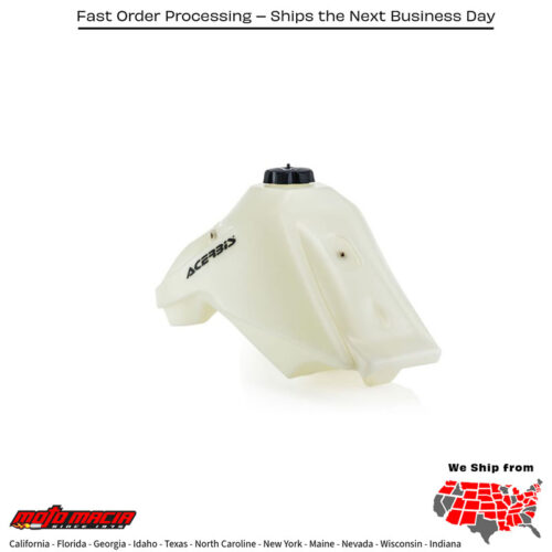 FUEL TANK 3.1 GAL NATURAL Honda CRF250L 2017-2020 Honda CRF250LR Rally 2017-2019 Honda CRF250LA ABS 2017-2019 Honda CRF250LRA Rally ABS 2017-2019
