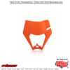 FRONT HEADLIGHT MASK ORANGE KTM 500 EXC-F 2020-2020 KTM 350 EXC-F 2020-2023 KTM 450 EXC-F 2020-2023 KTM 250 EXC-F 2020-2023 KTM 300 EXC 2022-2022 KTM 250 EXC 2023-2023
