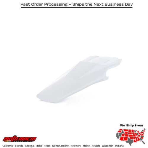 REAR FENDER WHITE Husqvarna FE 250 2020-2023 Husqvarna FE 350 2020-2023 Husqvarna FE 450 2020-2023 Husqvarna FE 501 2020-2023 Husqvarna FE 350S 2020-2021 Husqvarna FE 501S 2020-2021 Husqvarna TE 300i 2020-2023 Husqvarna TE 250i 2020-2023 Hu