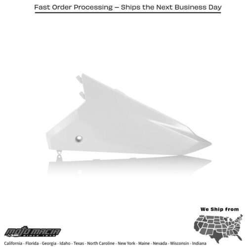 SIDE PANELS UPPER  WHITE Honda CRF450RX 2021-2024 Honda CRF450R 2021-2024 Honda CRF250R 2022-2024 Honda CRF250RX 2022-2024 Honda CRF450R-S 2023-2024