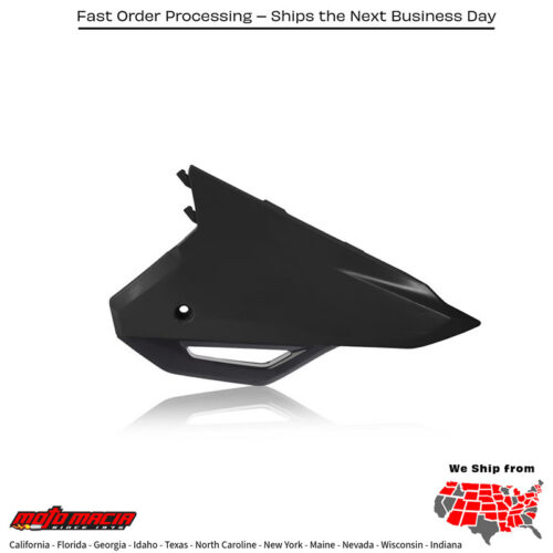 SIDE PANELS UPPER+LOWER  BLACK Honda CRF450RX 2021-2024 Honda CRF450R 2021-2024 Honda CRF250R 2022-2024 Honda CRF250RX 2022-2024 Honda CRF450R-S 2023-2024