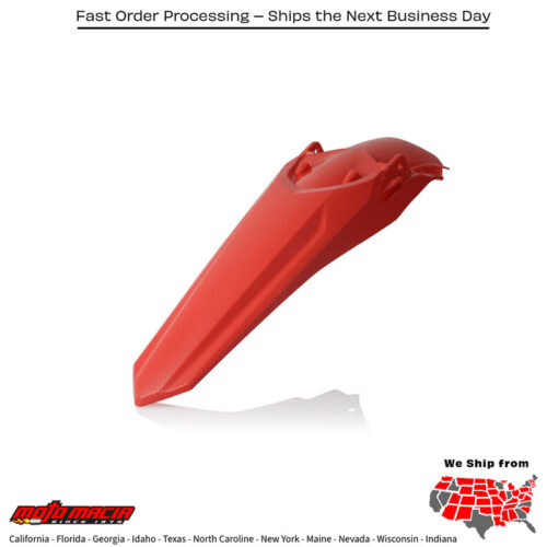 REAR FENDER  RED Honda CRF450R 2021-2023 Honda CRF250R 2022-2025 Honda CRF250RX 2022-2025