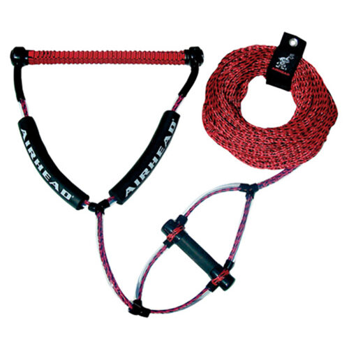 WAKEBOARD ROPE, PHAT GRIP, TRICK HANDLE, RED
