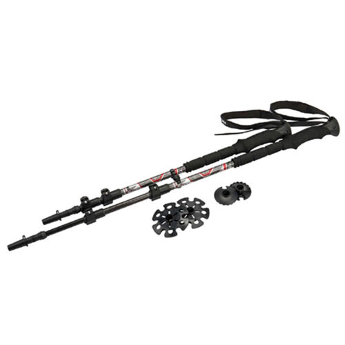 YUKON CHARLIES CARBON TREKKING POLE CARBON/RED