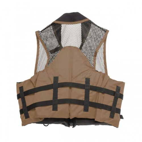 DELUXE MESH TOP FISHING VEST, XS, BARK