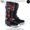 TECH 7 ENDURO DRYSTAR BLACK/RED FLUO/WHITE