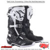 TECH 10 BOOTS BLACK/WHITE SZ