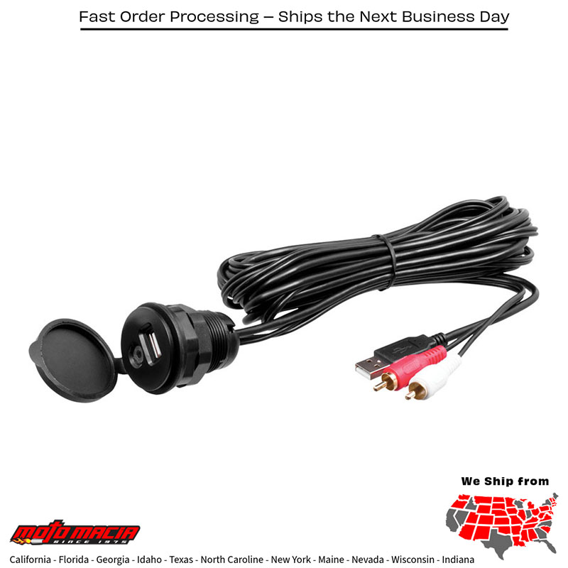 USB/3.5MM AUX CABLE 10'