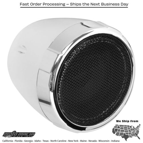SCOOTER SPEAKER KIT CHROME