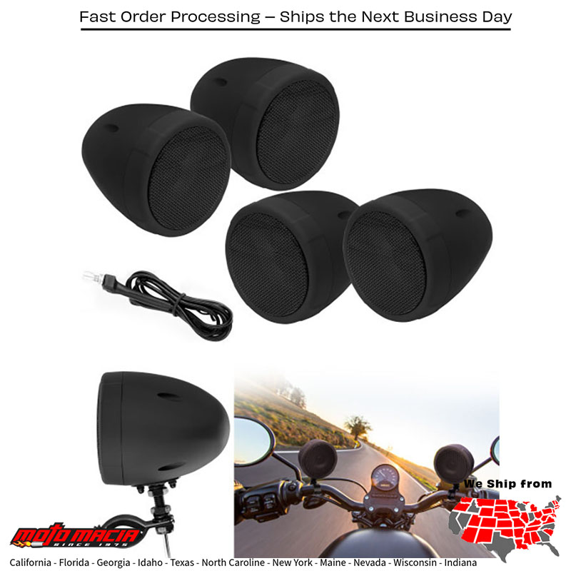 UNIVERSAL SPEAKER KIT 3" BLACK - Image 2