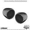 2 SPEAKER BT AMPLIFIED KIT 3" SPEAKERS BLACK CHROME
