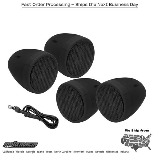 4 SPEAKER BT AMPLIFIED KIT BLACK