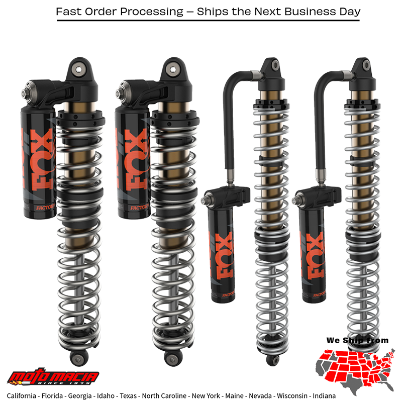 FACTORY RACE SERIES 2.5 RC3 - FRONT Polaris RZR XP 1000 EPS 2014-2020 Polaris RZR XP Turbo EPS 2016-2018 Polaris RZR XP 4 Turbo EPS 2016-2018 Polaris RZR XP 4 1000 EPS 2014-2020 Polaris RZR XP 4 1000 Ride Command Edition EPS 2018-2019 Pola