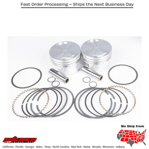 CAST PISTONS EVO XL 74CI 8.9:1 STD Harley Davidson XL1200T Super Low Touring 2014-2017 Harley Davidson XL1200CX Roadster 2016-2019 Harley Davidson XL1200X Forty-Eight 2010-2019 Harley Davidson XL1200N Nightster 2007-2012 Harley Davidson XL1