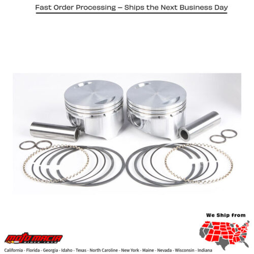 CAST PISTONS TWIN CAM 88CI 8.8:1 .005 Harley Davidson FLHR Road King 1999-2006 Harley Davidson FLHTC Electra Glide Classic 1999-2006 Harley Davidson FLHTCU Electra Glide Ultra Classic 1999-2006 Harley Davidson FLHX Street Glide 2006-2006 Ha
