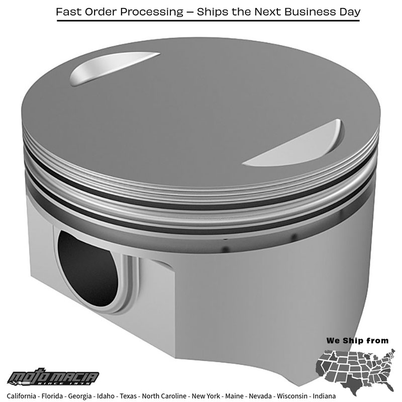 CAST PISTONS TWIN CAM 88CI 8.8:1 .030 Harley Davidson FLHR Road King 1999-2006 Harley Davidson FLHTC Electra Glide Classic 1999-2006 Harley Davidson FLHTCU Electra Glide Ultra Classic 1999-2006 Harley Davidson FLHX Street Glide 2006-2006 Ha