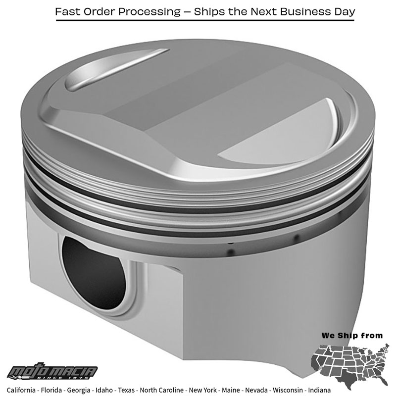 CAST PISTONS TWIN CAM 88CI 10.6:1 .030 Harley Davidson FLHR Road King 1999-2006 Harley Davidson FLHTC Electra Glide Classic 1999-2006 Harley Davidson FLHTCU Electra Glide Ultra Classic 1999-2006 Harley Davidson FLHX Street Glide 2006-2006 H