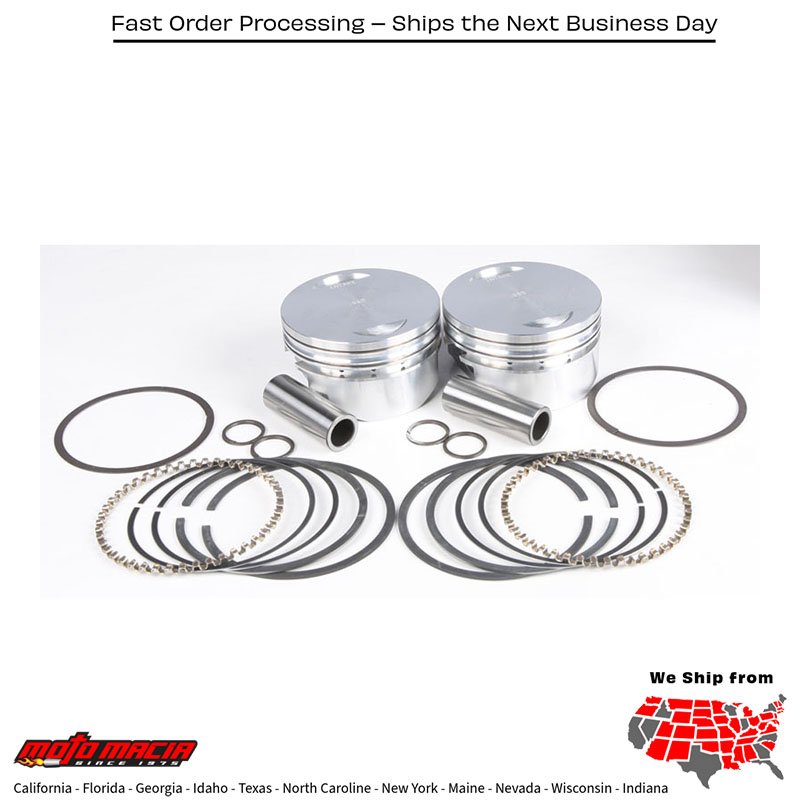CAST PISTONS TC88 TO 95CI 9.3:1 .005 Harley Davidson FLHR Road King 1999-2006 Harley Davidson FLHTC Electra Glide Classic 1999-2006 Harley Davidson FLHTCU Electra Glide Ultra Classic 1999-2006 Harley Davidson FLHX Street Glide 2006-2006 Har