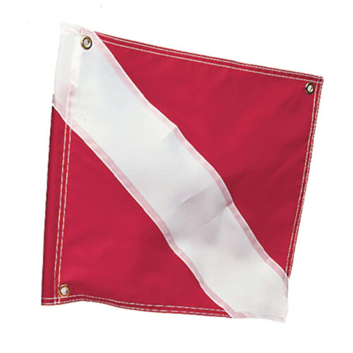 DIVER DOWN FLAG, 20" X 24", STIFFENER