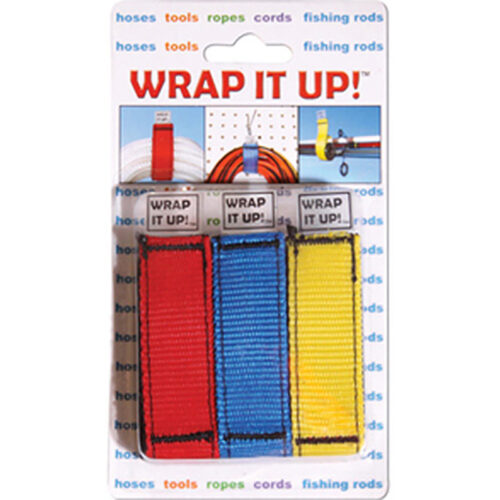 WRAP IT UP!, 3 / BLISTER, 1 RED, 1 YELLOW, 1 BLUE