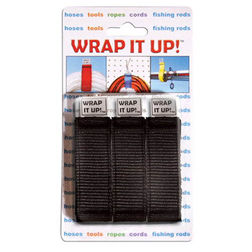 WRAP IT UP,  3 PK., BLACK