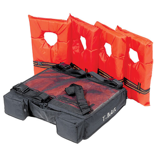 T-BAG, T TOP BAG, HOLDS 4 PFD'S