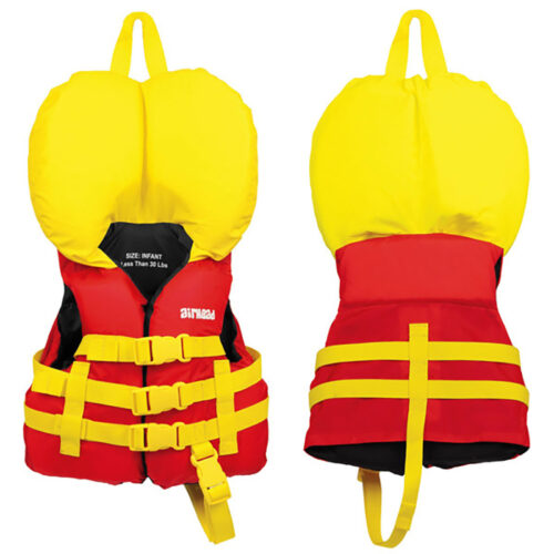 AIRHEAD INFANT NYLON PFD - RED