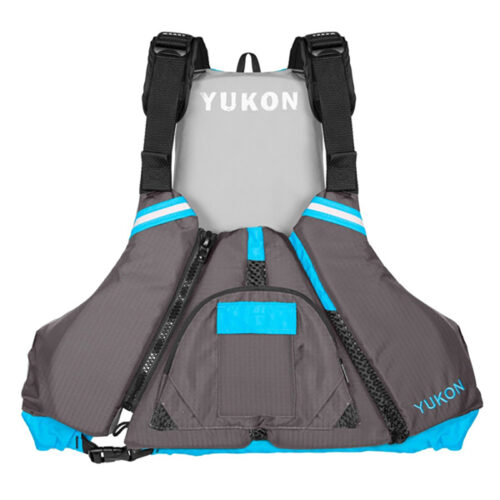 YUKON EPIC PADDLE VEST, 4XL/6XL, CARBON/LIGHT BLUE
