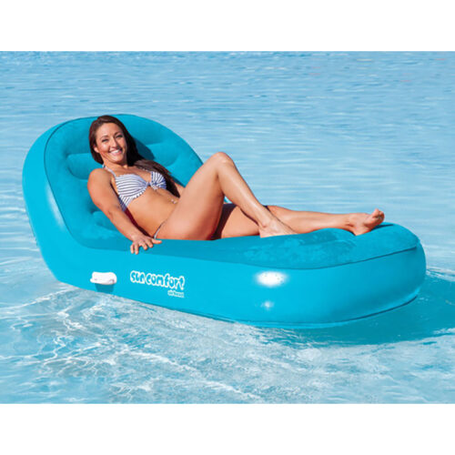 SUN COMFORT COOL SUEDE CHAISE LOUNGE, SAPPHIRE