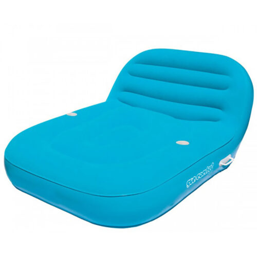 SUN COMFORT COOL SUEDE DOUBLE CHAISE LOUNGE, SAPPHIRE