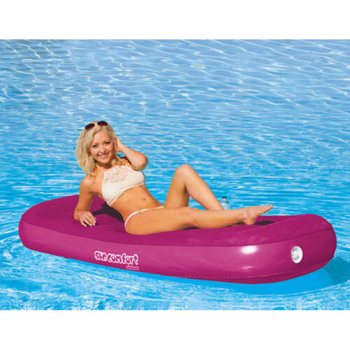 SUN COMFORT COOL SUEDE POOL LOUNGE, RASPBERRY