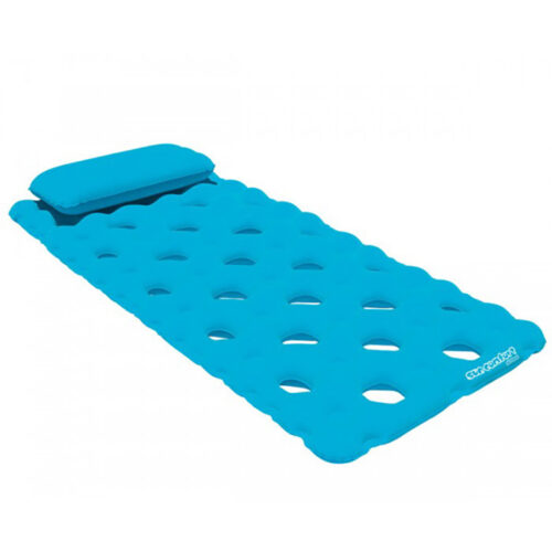 SUN COMFORT COOL SUEDE POOL MATTRESS. SAPPHIRE