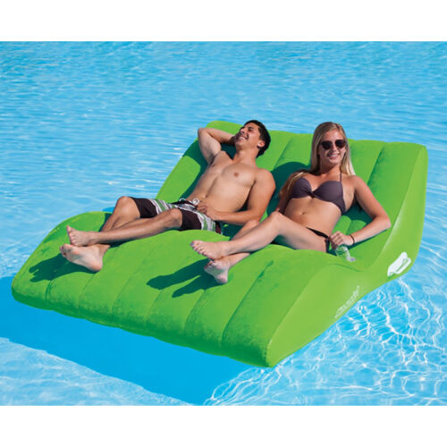 SUN COMFORT COOL SUEDE DBL ZERO GRAVITY LOUNGE, LIME