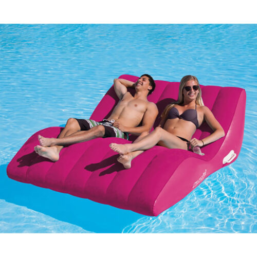 SUN COMFORT COOL SUEDE DBL ZERO GRAVITY LOUNGE, RASPBERRY